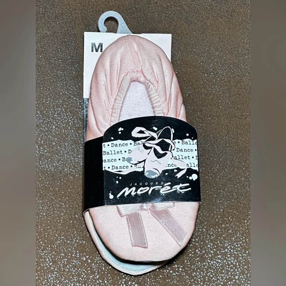 Jacques Moret Soft Pink Dance Slippers 2 Pair Medium